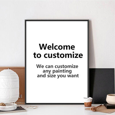 Modern Abstract Style Hand Painted Oil Painting on Canvas - Customized Size and Ready to Hang Wall Art