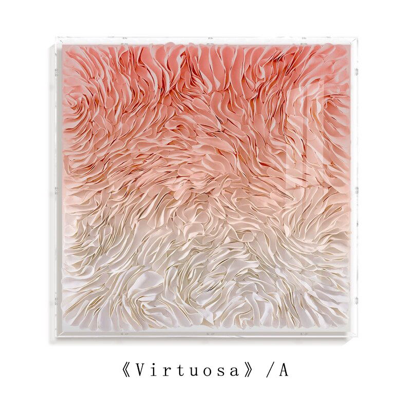 Strong color contrast effect Colorful Abstract Mixed Media Canvas Wall Art