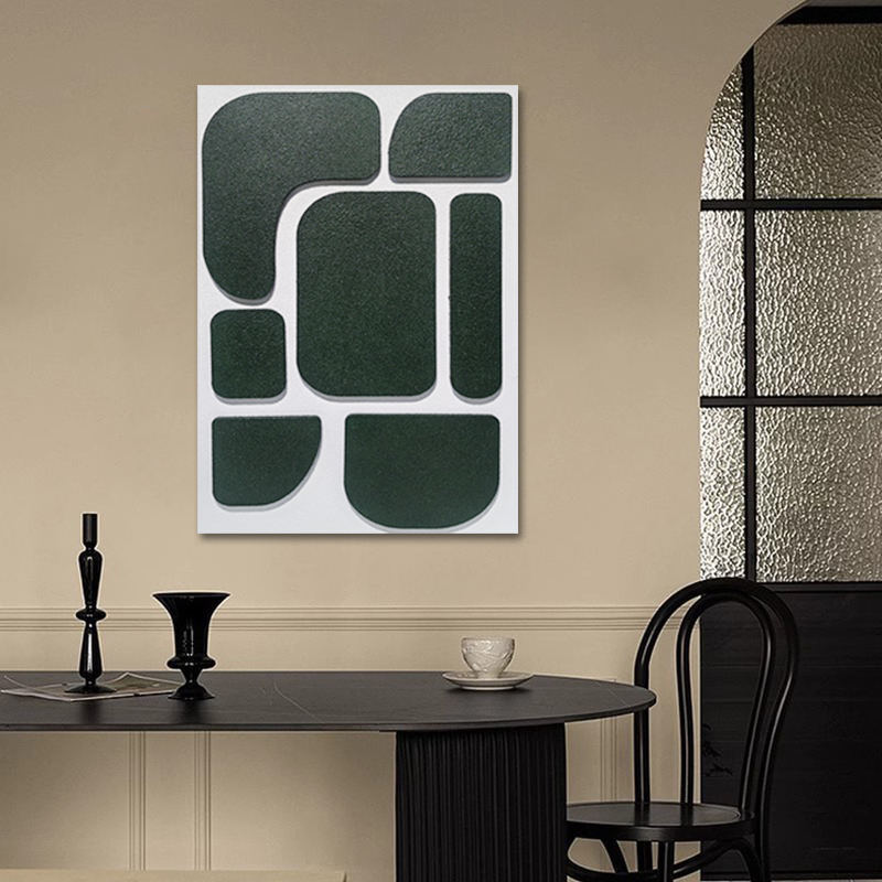 Modern Luxury Hand Painted Oil Painting with 3D Frosted Thick Texture Landscape Canvas Wall Art Customized Size